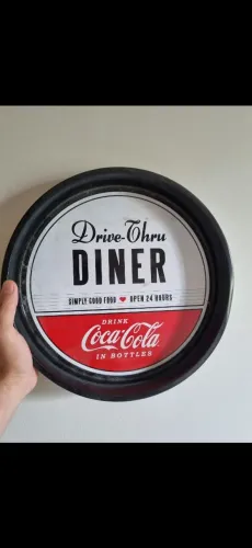 Bandeja Coca-Cola decoração