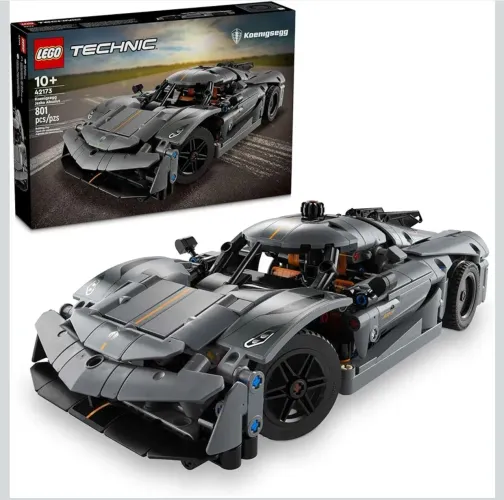 LEGO 42173 Technic Hipercarro Koenigsegg Jesko Absolut Cinza (LACRADO)