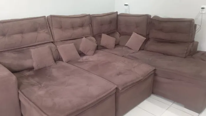 Sofa de canto reclinável
