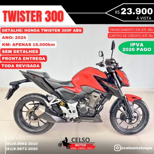 Twister 300F 2024 ABS c/16.000km