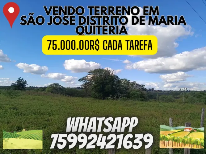 TERRENO EM SÃO JOSÉ 75 mil