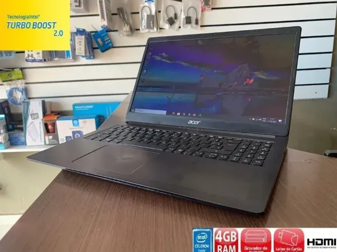 Notebook Acer Aspire 3 4 de Ram Hd de 1 Terabayte Gigas Tela Slim 14 Polegadas-Aceito Cart
