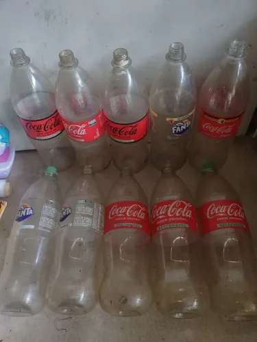 Kit 10 Garrafa retornável 2 litros Coca Cola Fanta retornável