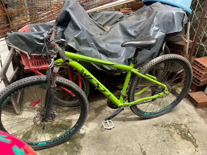 Bicicleta verde