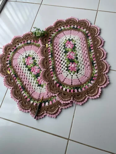 Crochê moda casa