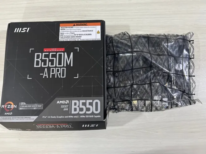 Placa Mãe B550M AMD nova sem uso