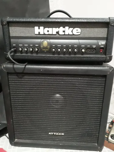 Amplificador Hartke GT60 (Guitarra) + Gabinte Attack 1x15