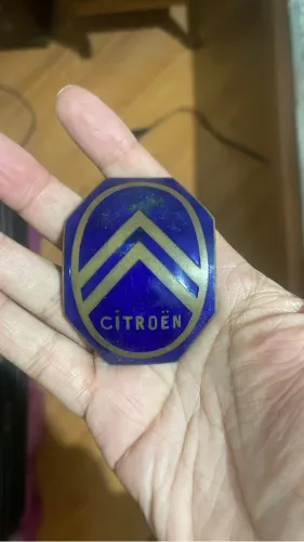 Emblema esmaltado carro Citröen anos 30