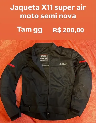 Jaqueta X11 super air moto semi nova