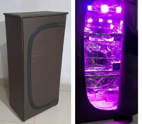 Estufa Cultivo Indoor Sapateiras Growbox 1X46X32 bivolt