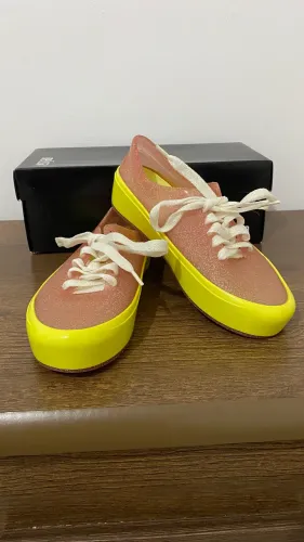 Melissa Street Fluor Glitter/ Amarelo N°36