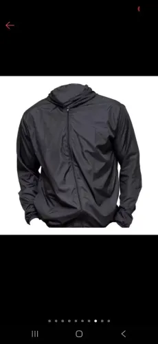 corta vento jaqueta masculina lisa