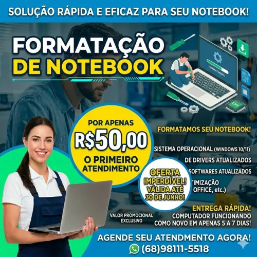 Formatação de notebook 