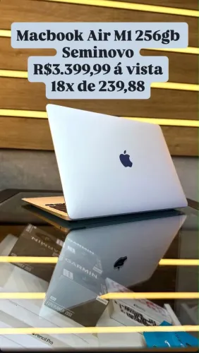 MACBOOK AIR M1 256GB SEMINOVO