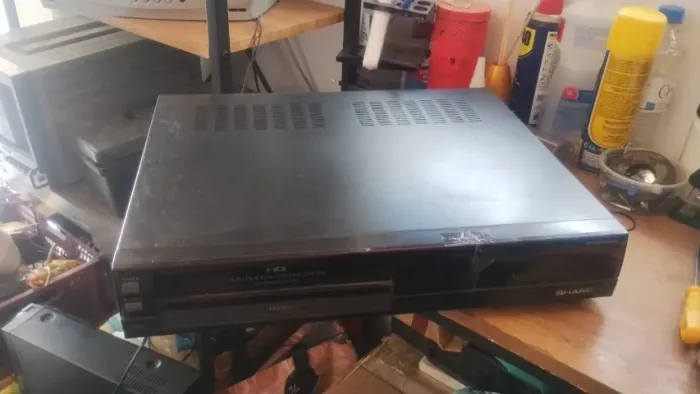 SUCATA VÍDEO CASSETE SHARP VC 1294B NÃO FUNCIONA 