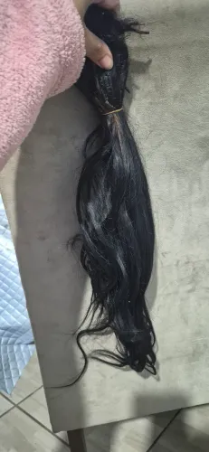 $250 cabelo vietnamita, pronto p colocaçõe 45cm 130 grs mais um pouquinho p finalização