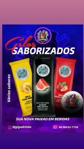 Gelos saborizado artesanais 