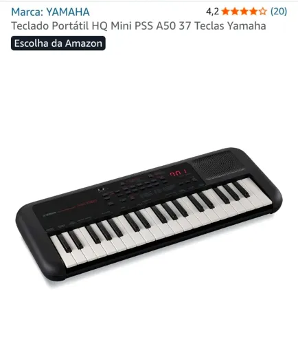 Teclado Yamaha portátil