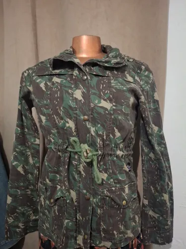 Jaqueta jeans parka bad cat tm P