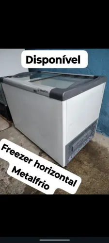 Freezer horizontal Metalfrio 230 litros entrega