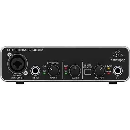 Interface De Audio Umc22 Behringer