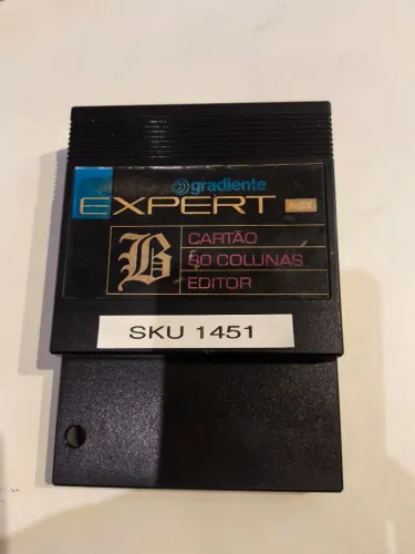 Cartão 80 colunas  para MSX EXPERT GRADIENTE USADO TESTADO 
