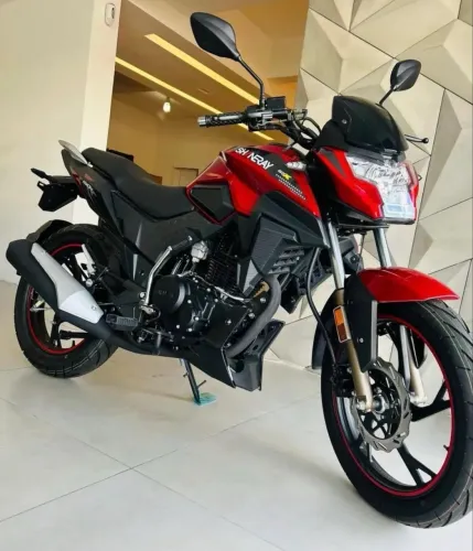 Shineray JEF 150 2025 Vermelha - Abaixo da FIPE