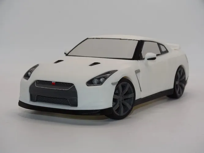 Miniatura Nissan GTR R35 Escala 1:24 - Impressão 3D
