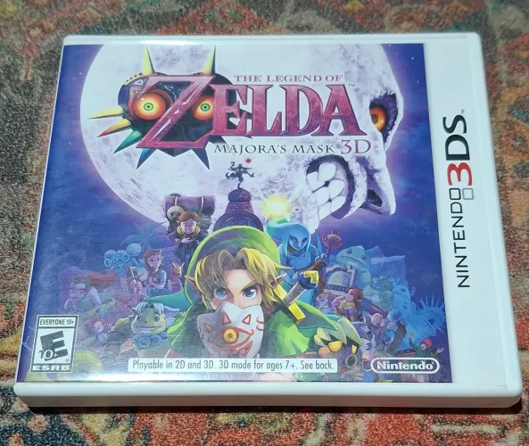 Zelda Majoras Mask Nintendo 3DS impecável + caixa + encartes