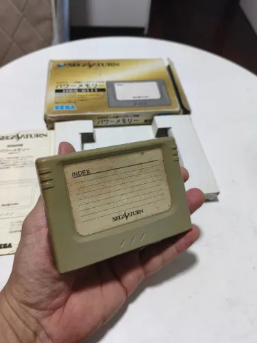 Cartucho de Memória Original Sega Saturn "Power Memory" (HSS-0111)