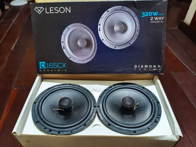 Auto falante coaxial 6 polegadas Leson.