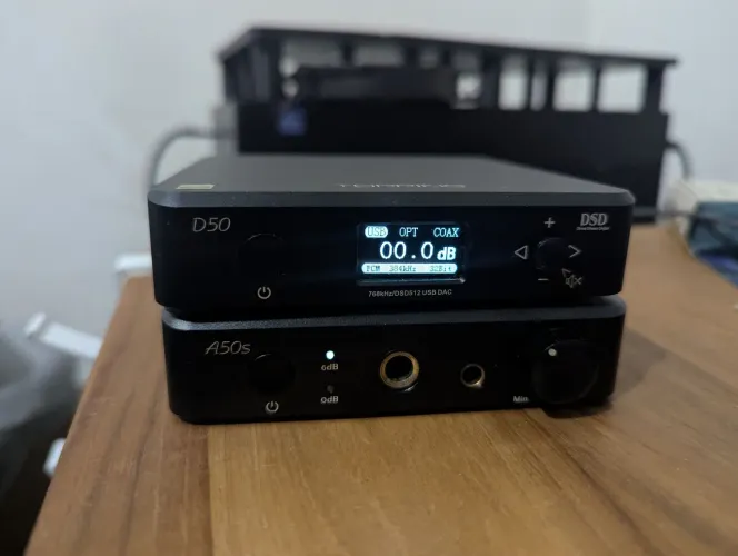 Stack Dac e Amp, Topping D50 e A50s