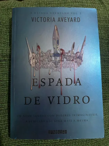 Livro Espada de Vidro,Rainha Vermelha