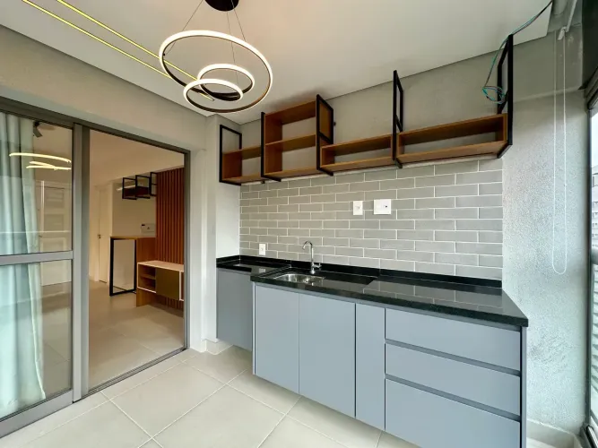 Apartamento para alugar no Air Brooklin 1 dormitório próx. metrô, Aeroporto, Itaim, Berrin