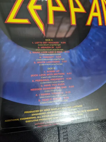 Disco de vinil DEF LEPPARD NOVO