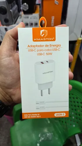 Carregador para Tipo C e iPhone 