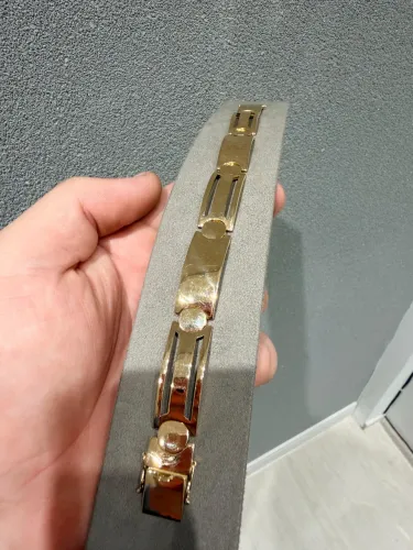 Bracelete de ouro 18k novo sem uso 25,6 gramas