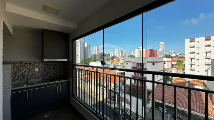 Apartamento com Varanda Gourmet para Locação - 1 Quarto 50m² Edifício Premiere