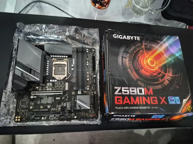 Placa mãe Gigabyte Z590m Gaming X (necessidade de reparo)