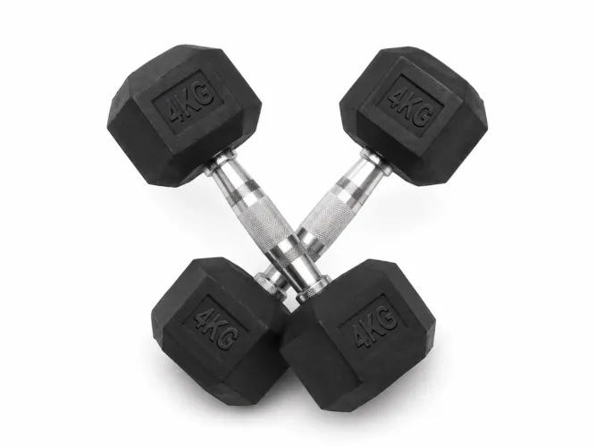 1 Par de Halteres de 4KG | Academia | Exercícios