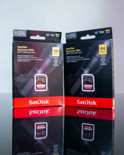 Cartão Sd Sandisk Extreme Pro 64gb/128gb