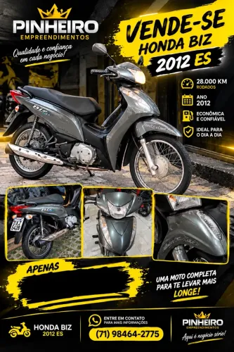 Honda Biz 125 ES/ ES F.inj./es MIX F.injection 2012