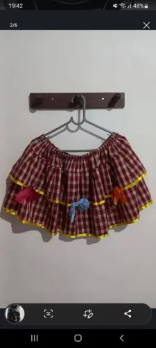 Saia temática Fantasia festa junina