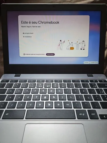Samsung Chromebook 4 de 11,6", prata, da série XE310XBA