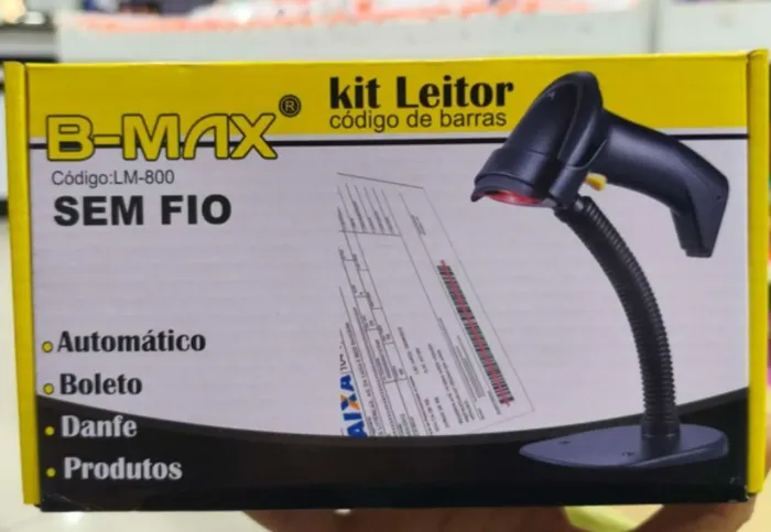 Leitor códigos de barra sem fio 