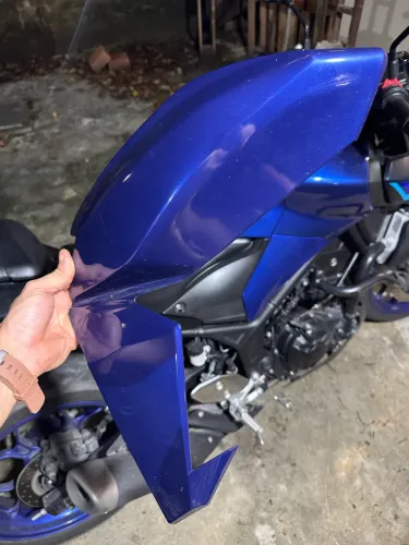 Carenagem do tanque Cb Twister 250f azul L/E
