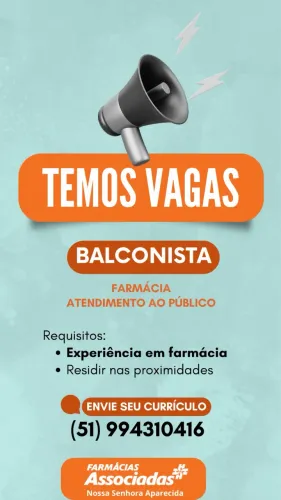 Balconista de Farmácia