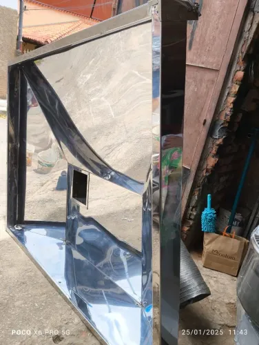 Coifa de inox chapa