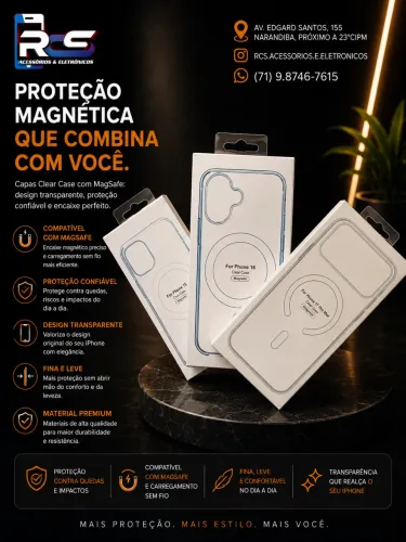 Capa Mag-Safe Para iPhone