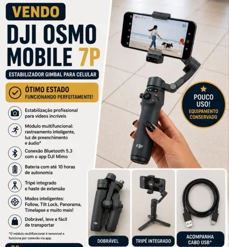 DJI Osmo Mobile 7P Estabilizador para Celular